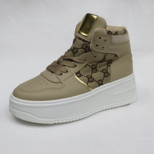 Buty sportowe damskie na koturnie (36-41) 8788-SP KHAKI