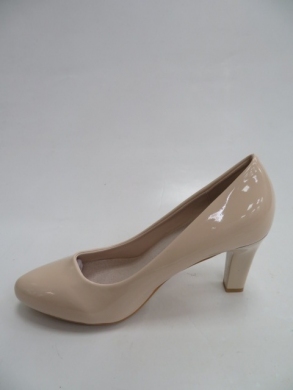 Czółenka damskie na szpilce (36-41) LE-508B BEIGE