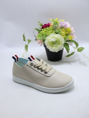 Buty sportowe damskie na płaskim (36-41) 8957-3 BEIGE