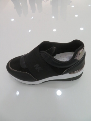 Buty sportowe damskie na koturnie (36-41) NB512 BLACK