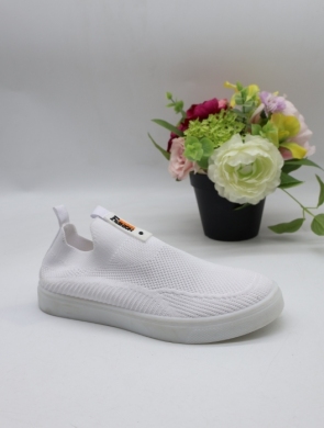 Buty sportowe damskie na płaskim (36-41) J-26 WHITE