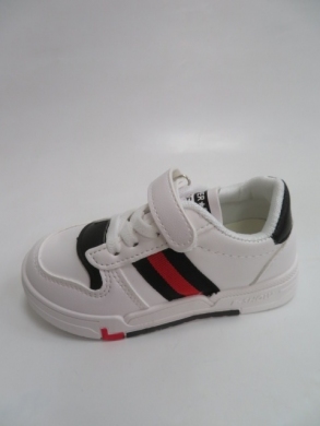 Buty sportowe chłopięce (20-25) L508 WHITE/BLACK