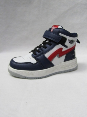 Buty sportowe chłopięce (32-37) P808 BLUE/WHITE