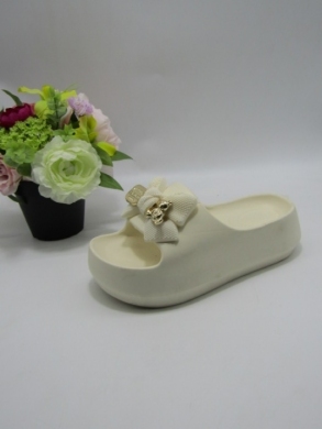 Klapki damskie na koturnie (36-41) SP42-3 BEIGE