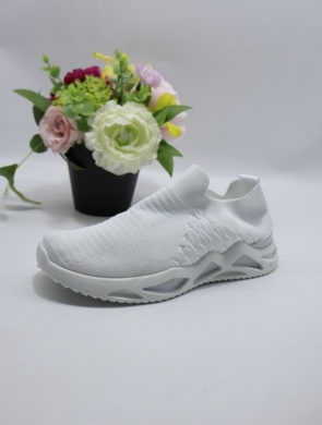Buty sportowe damskie na płaskim (36-41) REB054 WHITE