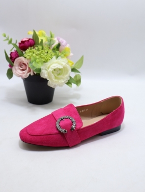 Mokasyny damskie na płaskim (36-41) M-603 FUSHIA