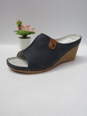 Klapki damskie na koturnie (36-41) 7AA223 NAVY