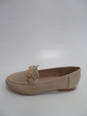 Mokasyny Damskie na koturnie (36-41) T392 BEIGE