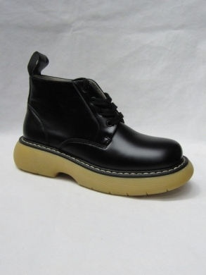 Botki damskie na płaskim (36-41) DE1091 BLACK