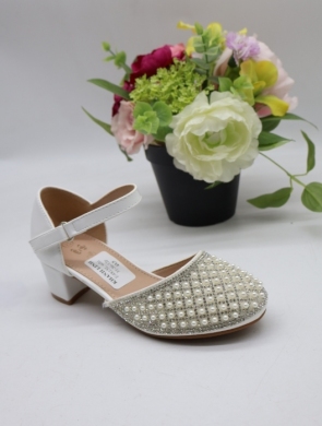 Półbuty dziewczęce (31-36) E4815L WHITE