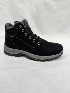 Botki męskie ocieplane (40-46) 6001-1 BLACK