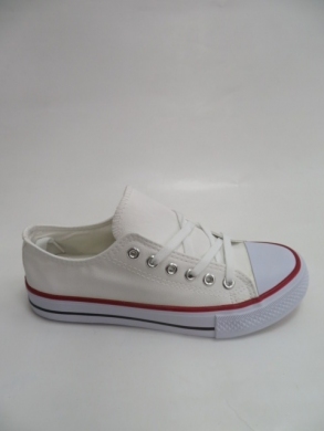 Trampki damskie na płaskim (36-41) AJZL-05 WHITE