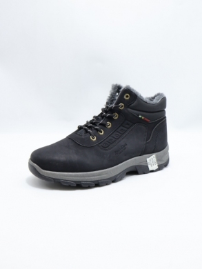 Trapery męskie ocieplane (40-46) 6003-1 BLACK