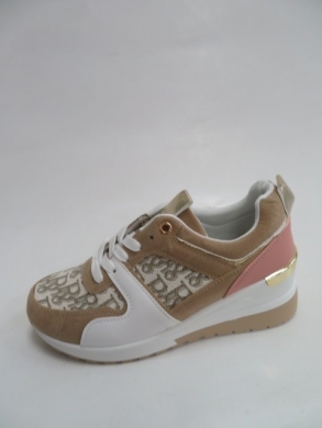 Buty sportowe damskie na płaskim (36-41) 19309 KHAKI