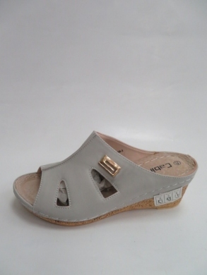 Klapki damskie na koturnie (36-41) C9908-3 GREY