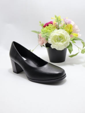 Czółenki damskie na obcasie (36-41) YCC-103 BLACK