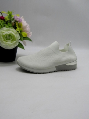 Buty sportowe damskie na płaskim (36-41)  AB242 WHITE