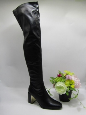 Kozaki damskie na obcasie (36-41) 1625 BLACK