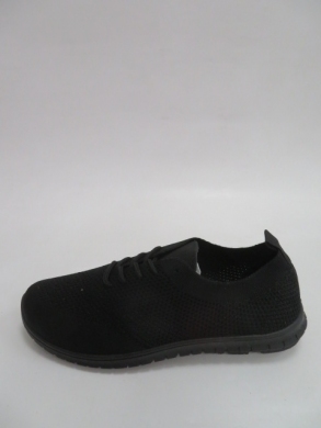 Tenisówki damskie na płaskim (36-41) HB-55 BLACK