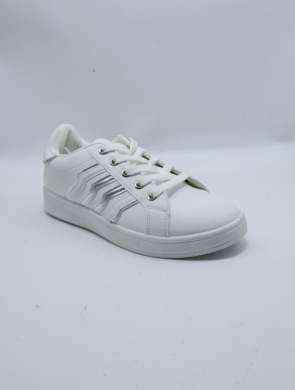 Buty sportowe damskie na płaskim (36-41) DD-316 WH/SILVER