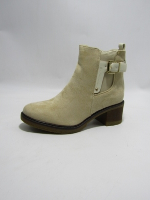 Botki damskie ocieplane na obcasie (36-41) FR713 BEIGE