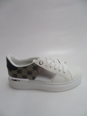 Buty sportowe damskie na płaskim (36-41) 990 WHITE/BLUE