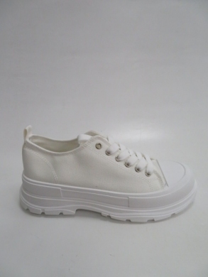 Trampki damskie na koturnie (36-41) 110 WHITE