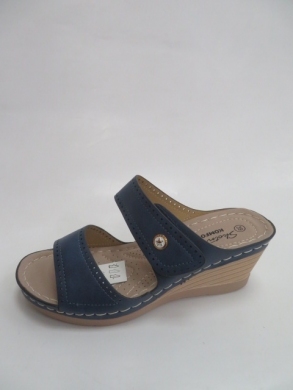 Klapki damskie na koturnie (36-41) 3010 NAVY