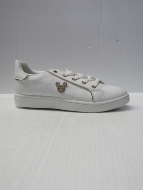 Buty sportowe damskie na płaskim (36-41) DD-322 WHITE/GOLD
