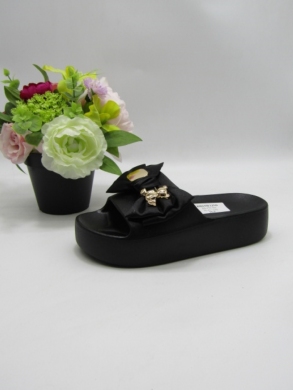 Klapki damskie na koturnie (36-41) SS-176 BLACK