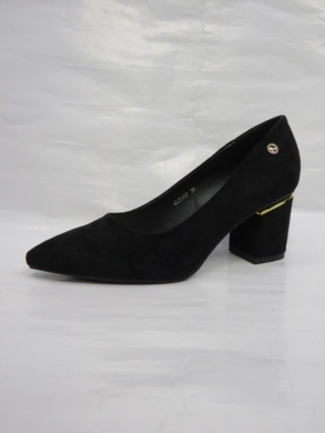 Czółenki damskie na obcasie (36-41) NS316 BLACK