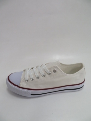 Trampki damskie na płaskim (36-41) DSW-3 WHITE