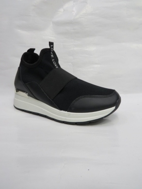 Buty sportowe damskie na płaskim (36-41) 8562 BLACK