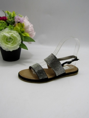 Sandały damskie na płaskim (36-41) P3012-02 BLACK