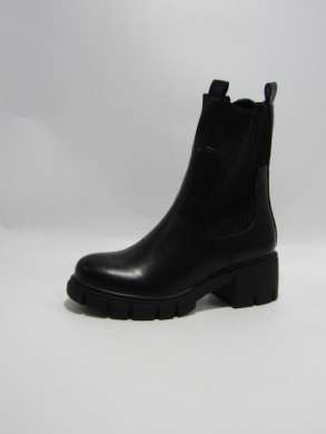 Botki damskie na płaskim (36-41) 888-67 BLACK