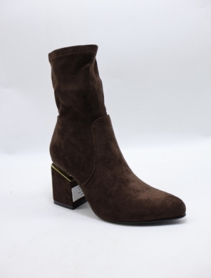 Botki damskie na obcasie (36-41) K662 COFFE