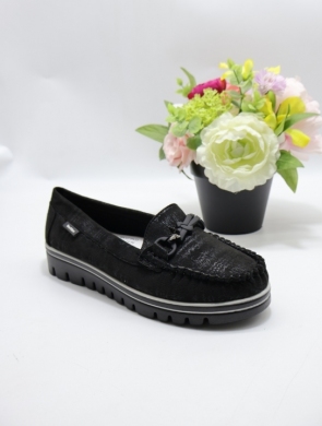 Mokasyny damskie na płaskim (36-41) HJJ-203 BLACK