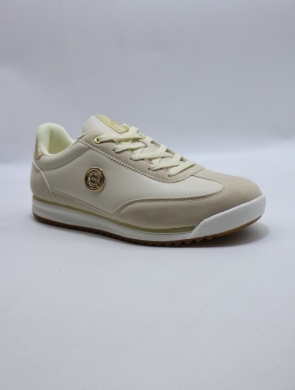 Buty sportowe damskie na płaskim (37-41) LXC8621 BEIGE
