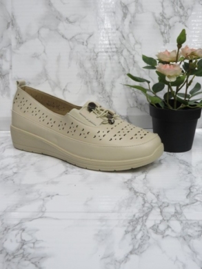 Półbuty damskie na koturnie (39-43) DTA2-06 BEIGE