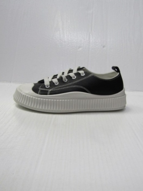 Trampki damskie na płaskim (36-41) YT-775 BLACK