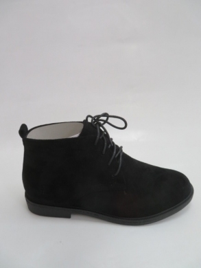 Botki damskie jesienne na płaskim (36-41) 2005-732A BLACK
