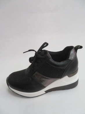 Buty sportowe damskie na płaskim (36-41) 2103 BLACK