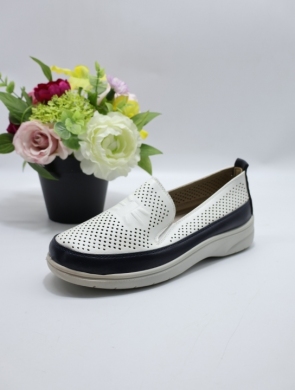 Półbuty damskie na płaskim (36-41) HYZ-107 WHITE