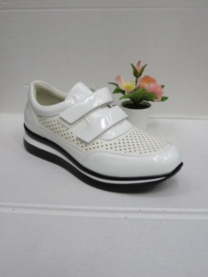 Półbuty damskie na koturnie (36-41) A9063 WHITE