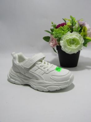 Buty sportowe dziewczęce (32-37) EC307 WHITE