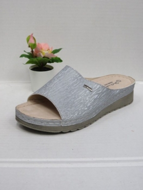 Klapki damskie na koturnie (36-41) 0531 GREY