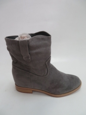 Botki damskie jesienne na płaskim (36-41) N952 GREY