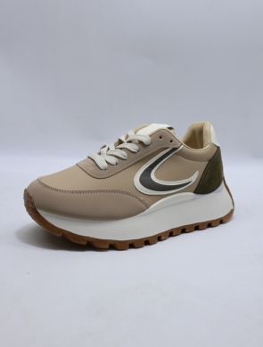 Buty sportowe damskie na płaskim (36-41) 6030 KHAKI