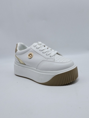 Buty sportowe damskie na płaskim (36-41) ZH-06 WHITE