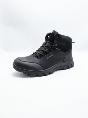 Trapery męskie ocieplane nadwymiary (44-48) D9905-2 BLACK